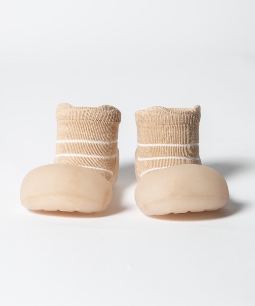 Attipas(アティパス)の「ATTIPAS See Through Bear Bamboo アティパス バンブー ベビーシューズ(ベビーシューズ/ベビーソックス・キッズ・ベージュ/スカイブルー・4.5/5.5/6.5/3.5)」の12枚目の写真
