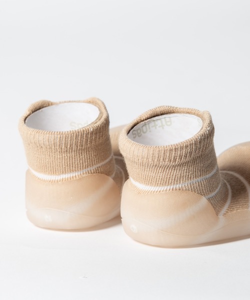 Attipas(アティパス)の「ATTIPAS See Through Bear Bamboo アティパス バンブー ベビーシューズ(ベビーシューズ/ベビーソックス・キッズ・ベージュ/スカイブルー・4.5/5.5/6.5/3.5)」の11枚目の写真