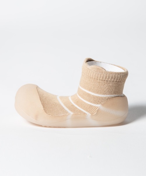 Attipas(アティパス)の「ATTIPAS See Through Bear Bamboo アティパス バンブー ベビーシューズ(ベビーシューズ/ベビーソックス・キッズ・ベージュ/スカイブルー・4.5/5.5/6.5/3.5)」の10枚目の写真