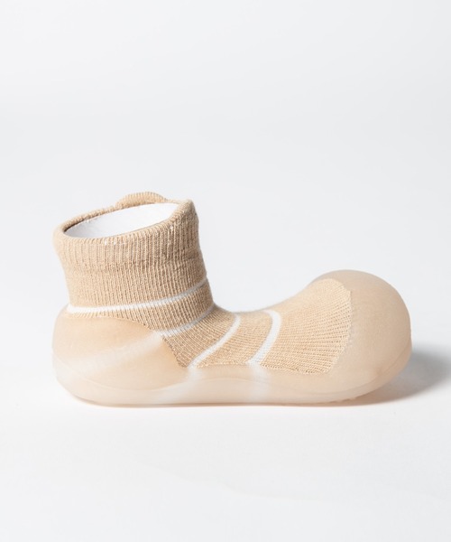 Attipas(アティパス)の「ATTIPAS See Through Bear Bamboo アティパス バンブー ベビーシューズ(ベビーシューズ/ベビーソックス・キッズ・ベージュ/スカイブルー・4.5/5.5/6.5/3.5)」の9枚目の写真