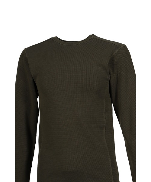 entire studios（エンタイアスタジオ）の「THERMAL LONG SLEEVE（Tシャツ/カットソー・メンズ・ブラック/ベージュ/ブラック系その他/カーキ・LARGE/MEDIUM/SMALL）」の14枚目の写真
