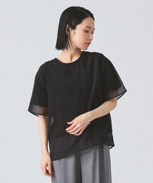 Ray BEAMS | 【7/31再値下げ】オーガンジー レイヤード Tシャツ(Tシャツ/カットソー)