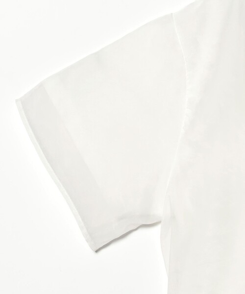 Ray BEAMS（レイビームス）の「オーガンジー レイヤード Tシャツ（Tシャツ/カットソー・レディース・ホワイト/ブラック・ONE SIZE）」の13枚目の写真