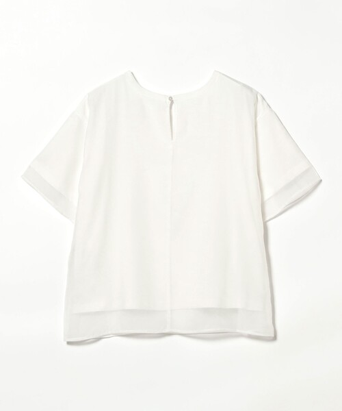 Ray BEAMS（レイビームス）の「オーガンジー レイヤード Tシャツ（Tシャツ/カットソー・レディース・ホワイト/ブラック・ONE SIZE）」の15枚目の写真