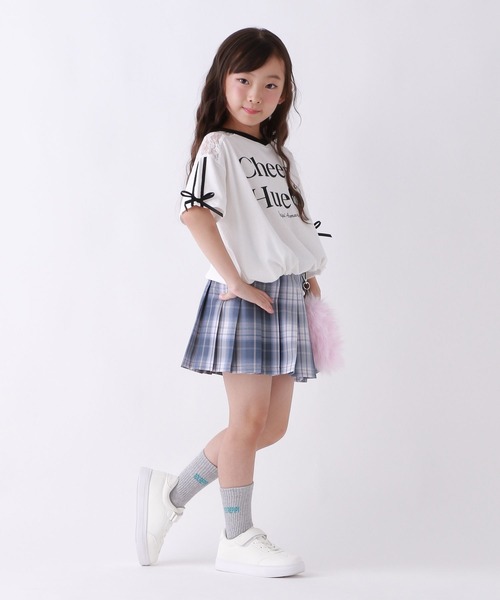 10C REPIPI（ジューシーレピピ）の「【10C REPIPI】【接触冷感】COOLレースキリカエTシャツ（Tシャツ/カットソー・キッズ・ピンク/ホワイト/ブラック・130cm/120cm/110cm）」の4枚目の写真