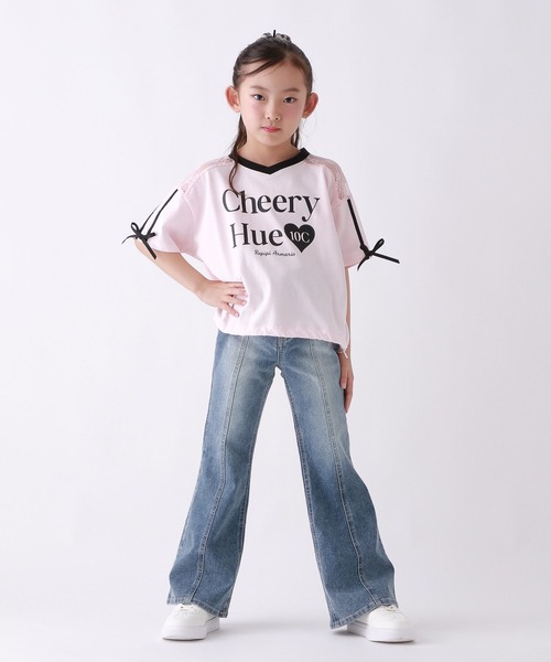 10C REPIPI（ジューシーレピピ）の「【10C REPIPI】【接触冷感】COOLレースキリカエTシャツ（Tシャツ/カットソー・キッズ・ピンク/ホワイト/ブラック・130cm/120cm/110cm）」の11枚目の写真