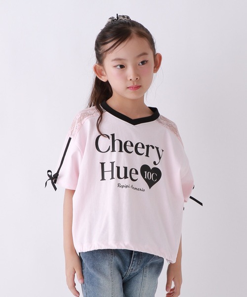 10C REPIPI（ジューシーレピピ）の「【10C REPIPI】【接触冷感】COOLレースキリカエTシャツ（Tシャツ/カットソー・キッズ・ピンク/ホワイト/ブラック・130cm/120cm/110cm）」の13枚目の写真