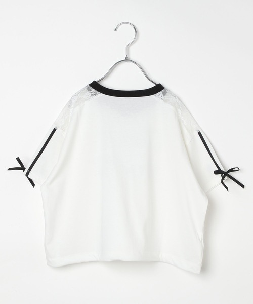 10C REPIPI（ジューシーレピピ）の「【10C REPIPI】【接触冷感】COOLレースキリカエTシャツ（Tシャツ/カットソー・キッズ・ピンク/ホワイト/ブラック・130cm/120cm/110cm）」の14枚目の写真