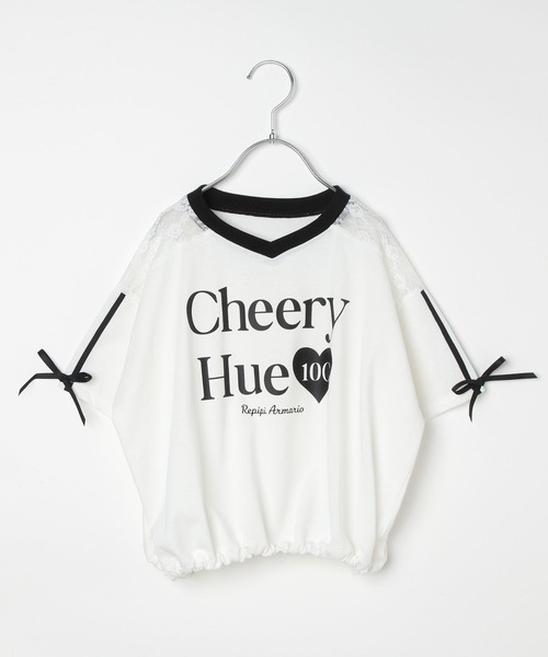 10C REPIPI（ジューシーレピピ）の「【10C REPIPI】【接触冷感】COOLレースキリカエTシャツ（Tシャツ/カットソー・キッズ・ピンク/ホワイト/ブラック・130cm/120cm/110cm）」の20枚目の写真