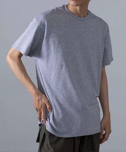 JERZEES(ジャージーズ)の「【JERZEES】5.4 oz. DRI-POWER 50/50 T-Shirt 半袖 無地 Tシャツ 29M-O VTS(Tシャツ/カットソー・レディース・アッシュ/ヘザーグレー/ブラック/ネイビー/ダークベージュ/サンドベージュ/ホワイト/ブラック系1・S/M/L/XL)」の14枚目の写真