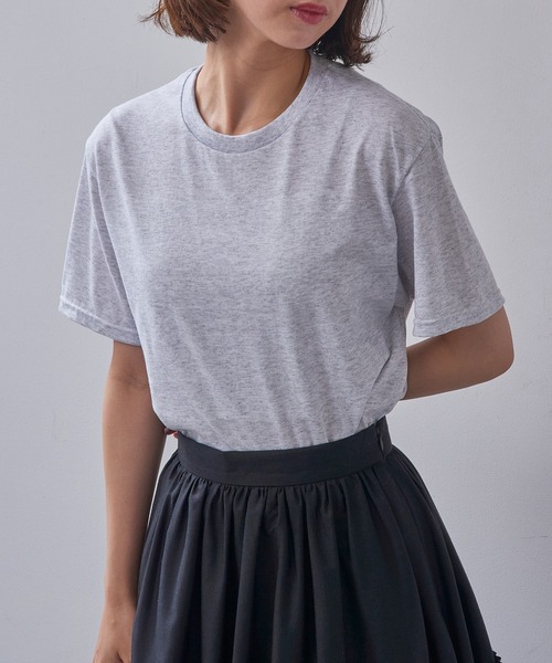 JERZEES(ジャージーズ)の「【JERZEES】5.4 oz. DRI-POWER 50/50 T-Shirt 半袖 無地 Tシャツ 29M-O VTS(Tシャツ/カットソー・レディース・アッシュ/ヘザーグレー/ブラック/ネイビー/ダークベージュ/サンドベージュ/ホワイト/ブラック系1・S/M/L/XL)」の10枚目の写真