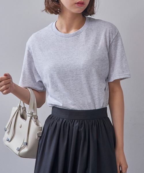 JERZEES(ジャージーズ)の「【JERZEES】5.4 oz. DRI-POWER 50/50 T-Shirt 半袖 無地 Tシャツ 29M-O VTS(Tシャツ/カットソー・レディース・アッシュ/ヘザーグレー/ブラック/ネイビー/ダークベージュ/サンドベージュ/ホワイト/ブラック系1・S/M/L/XL)」の9枚目の写真