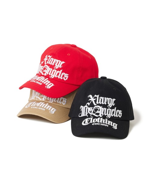 XLARGE（エクストララージ）の「OLD ENGLISH 6PANEL SNAPBACK CAP（キャップ・メンズ・ベージュ/レッド/ブラック・ONE SIZE）」の20枚目の写真