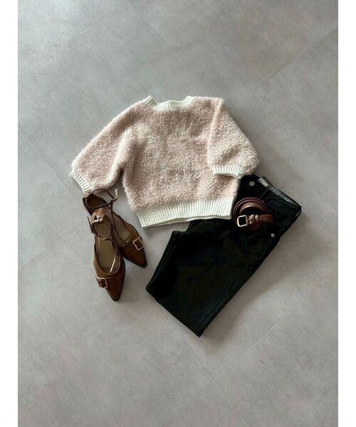 dazzlin（ダズリン）の「Tストラップベルトパンプス（パンプス・レディース・ボルドー/キャメル/ブラック・MEDIUM/LARGE）」の18枚目の写真