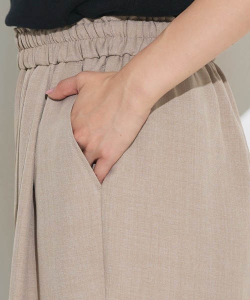 Pierrot（ピエロ）の「接触冷感リネンライクタックワイドパンツ（その他パンツ・レディース・ベージュ/チャコール/ブラック/ブラウン・M/S/PL/PM/PS/L/LL）」の21枚目の写真