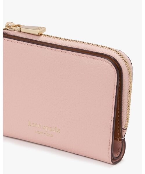 セール】アヴァ カラーブロックド ジップ バイフォールド ウォレット