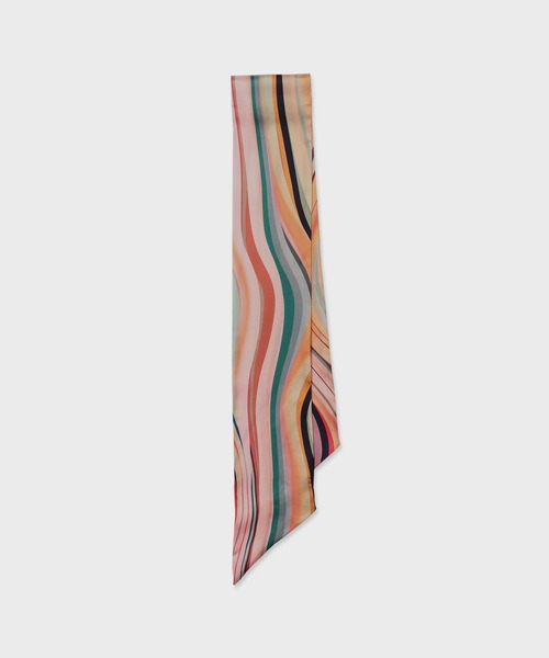 Paul Smith(ポールスミス)の「ウィメンズ プリント ナロースカーフ / 255637 NSC(ストール/ショール・レディース・アイボリー/マルチ・FREE)」の2枚目の写真