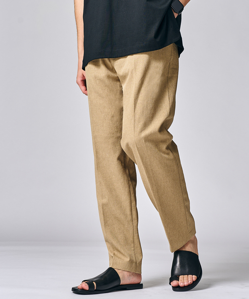 EDIFICE（エディフィス）の「ドライカルゼ  RT イージー パンツ（スラックス・メンズ・ネイビー/ブラック/ベージュ/ライトグレー・SMALL/MEDIUM/LARGE）」の3枚目の写真