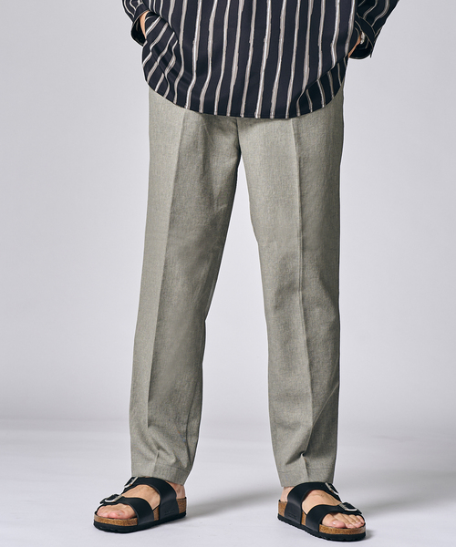 EDIFICE（エディフィス）の「ドライカルゼ  RT イージー パンツ（スラックス・メンズ・ネイビー/ブラック/ベージュ/ライトグレー・SMALL/MEDIUM/LARGE）」の2枚目の写真