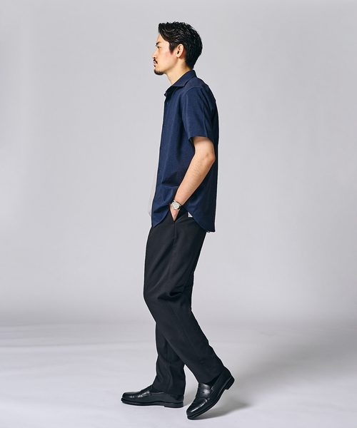 EDIFICE（エディフィス）の「ドライカルゼ  RT イージー パンツ（スラックス・メンズ・ネイビー/ブラック/ベージュ/ライトグレー・SMALL/MEDIUM/LARGE）」の7枚目の写真