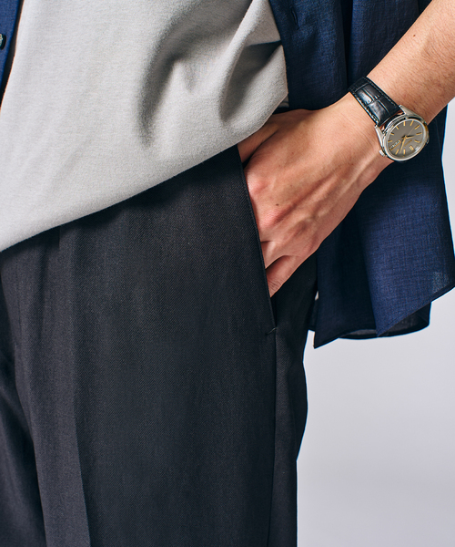 EDIFICE（エディフィス）の「ドライカルゼ  RT イージー パンツ（スラックス・メンズ・ネイビー/ブラック/ベージュ/ライトグレー・SMALL/MEDIUM/LARGE）」の13枚目の写真