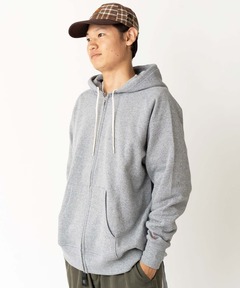 トンプキンスウェットジップパーカー