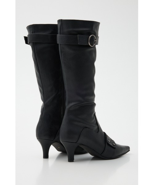 LAGUA GEM（ラグアジェム）の「FIT POINTED ブーツ（ブーツ・レディース・ブラック/ブラウン・SMALL/MEDIUM/LARGE）」の6枚目の写真