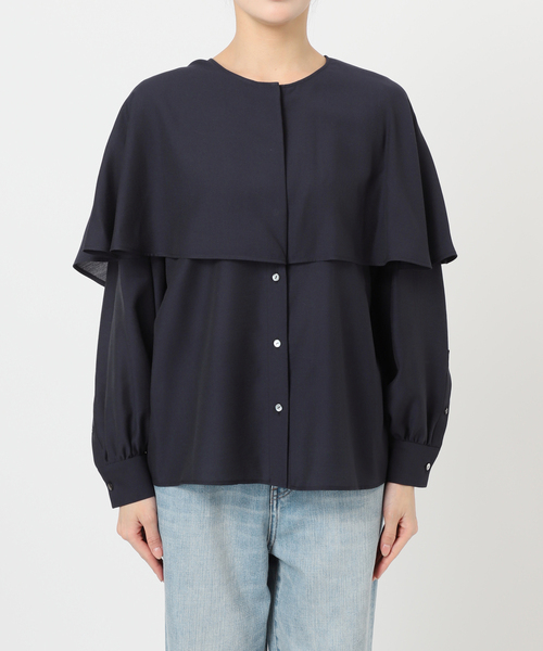 Spick & Span（スピックアンドスパン）の「ケープブラウス（シャツ 