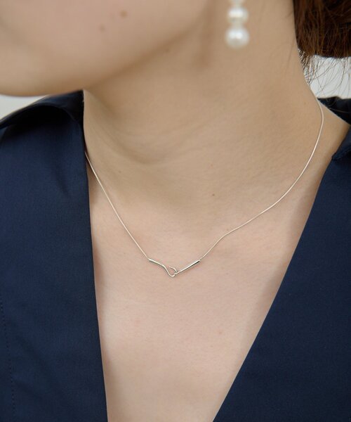 Lemme.(レム)の「【Lemme.×2.718】スネークチェーンネックレス(リング・レディース・シルバー系その他4/ゴールド系その他6・FREE)」の2枚目の写真