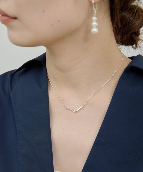 Lemme.(レム)の「【Lemme.×2.718】スネークチェーンネックレス(リング・レディース・シルバー系その他4/ゴールド系その他6・FREE)」の8枚目の写真