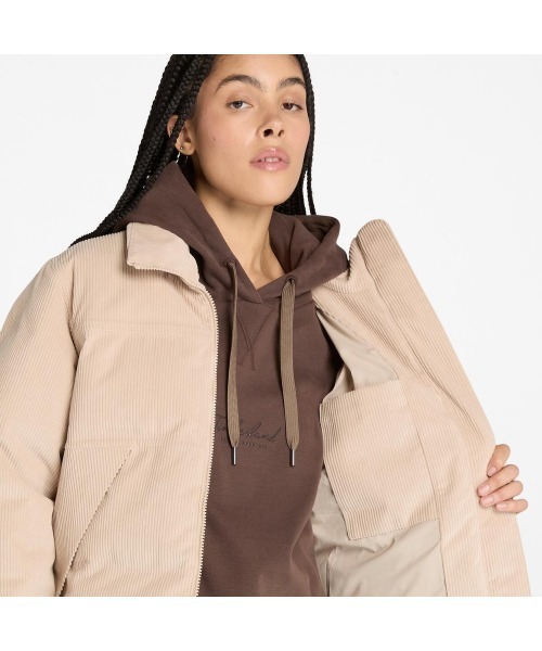 セール】ウォータープルーフ コーデュロイ パファー ジャケット