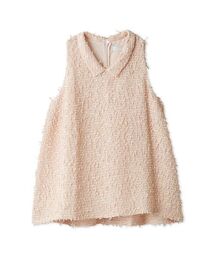 CELFORD | ツイードライクＡラインブラウス(シャツ/ブラウス)