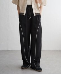 VENCEEXCHANGE | ミニ裏毛ライン入りカーブパンツ(スウェットパンツ)