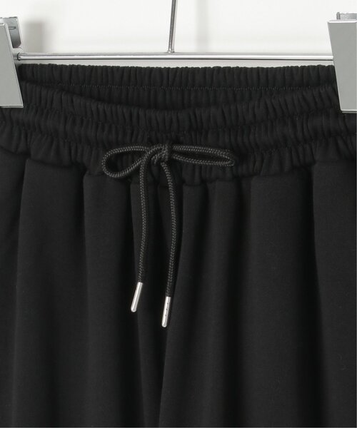 VENCEEXCHANGE（ヴァンスエクスチェンジ）の「ミニ裏毛ライン入りカーブパンツ（スウェットパンツ・レディース・ブラック/杢グレー/ブラウン・FREE）」の6枚目の写真