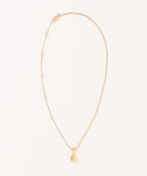 mysty woman（ミスティウーマン）の「ステンレスドロップモチーフネックレス 586687（ネックレス・レディース・ゴールド/シルバー・FREE）」の13枚目の写真
