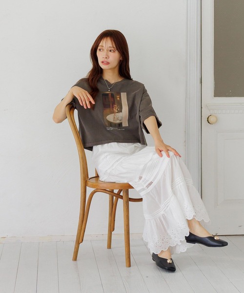 mysty woman（ミスティウーマン）の「ステンレスドロップモチーフネックレス 586687（ネックレス・レディース・ゴールド/シルバー・FREE）」の5枚目の写真