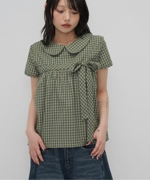 襟付き」に該当するレディースのTシャツ/カットソーファッション