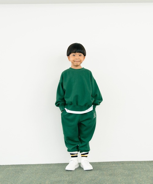 LOWRYS FARM(ローリーズファーム)の「ドルマンウラケプルオーバー 581206(スウェット・キッズ・グレー/ネイビー/グリーン/レッド/アイボリー/ピンク/ブラック/ブルー・110cm/120cm/130cm/140cm/150cm)」の17枚目の写真