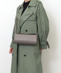 COOCO（クーコ）の「【牛革】シュリンクレザー筒形カブセショルダーバッグ（ショルダーバッグ）」