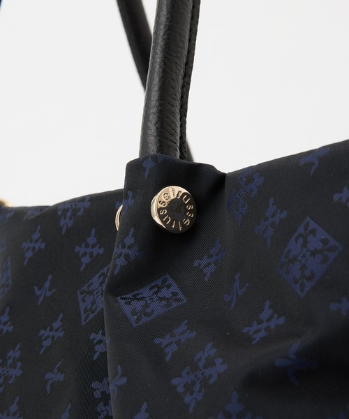 russet（ラシット）の「ナイロン三層2WAYトートバッグ（トートバッグ・レディース・ライトグレー/ブラック/ブラック×ブルー/キナリ・FREE）」の18枚目の写真