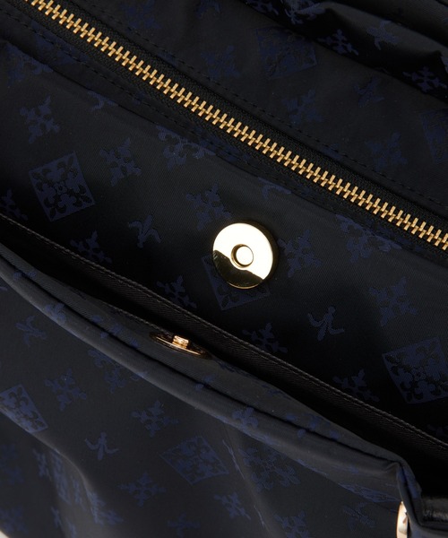 russet（ラシット）の「ナイロン三層2WAYトートバッグ（トートバッグ・レディース・ライトグレー/ブラック/ブラック×ブルー/キナリ・FREE）」の9枚目の写真