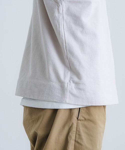 quadro（クオドロ）の「スーパーインレイ7分袖ボートネックプルオーバー（Tシャツ/カットソー・メンズ・グリーン/チャコール/グレー・LARGE/MEDIUM）」の20枚目の写真