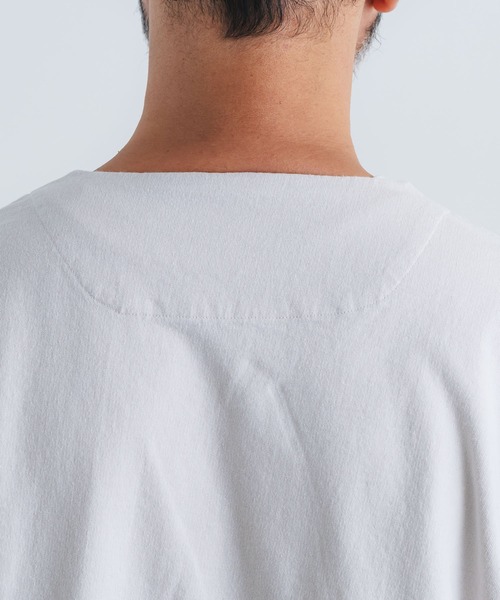 quadro（クオドロ）の「スーパーインレイ7分袖ボートネックプルオーバー（Tシャツ/カットソー・メンズ・グリーン/チャコール/グレー・LARGE/MEDIUM）」の21枚目の写真