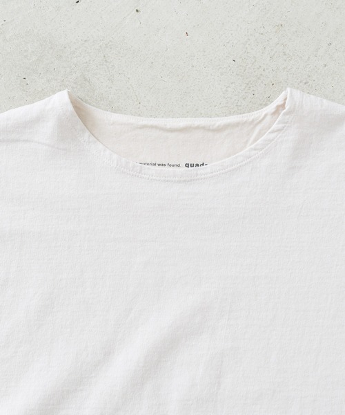 quadro（クオドロ）の「スーパーインレイ7分袖ボートネックプルオーバー（Tシャツ/カットソー・メンズ・グリーン/チャコール/グレー・LARGE/MEDIUM）」の6枚目の写真