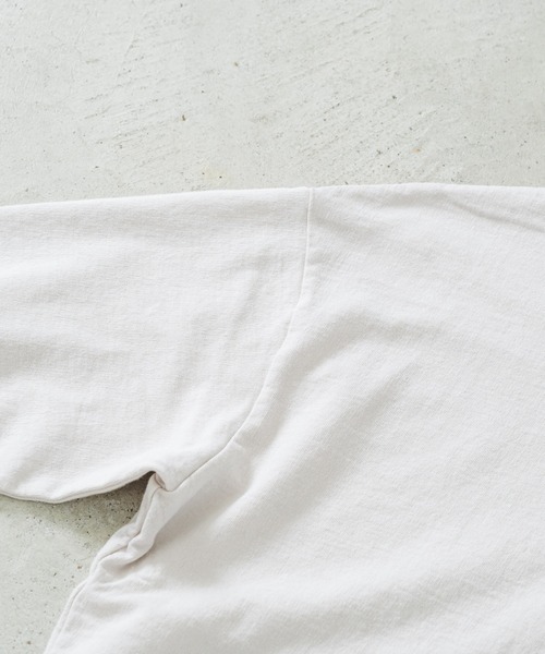 quadro（クオドロ）の「スーパーインレイ7分袖ボートネックプルオーバー（Tシャツ/カットソー・メンズ・グリーン/チャコール/グレー・LARGE/MEDIUM）」の9枚目の写真