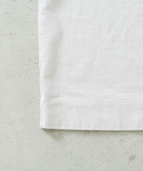quadro（クオドロ）の「スーパーインレイ7分袖ボートネックプルオーバー（Tシャツ/カットソー・メンズ・グリーン/チャコール/グレー・LARGE/MEDIUM）」の10枚目の写真