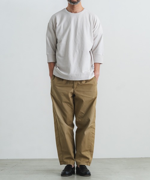 quadro（クオドロ）の「スーパーインレイ7分袖ボートネックプルオーバー（Tシャツ/カットソー・メンズ・グリーン/チャコール/グレー・LARGE/MEDIUM）」の17枚目の写真