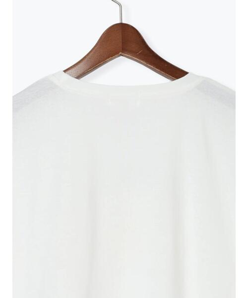 Te chichi TERRASSE（テチチテラス）の「フルーツモチーフ柄Tシャツ（Tシャツ/カットソー・レディース・ブラック/チャコールグレー/オフホワイト・F）」の12枚目の写真