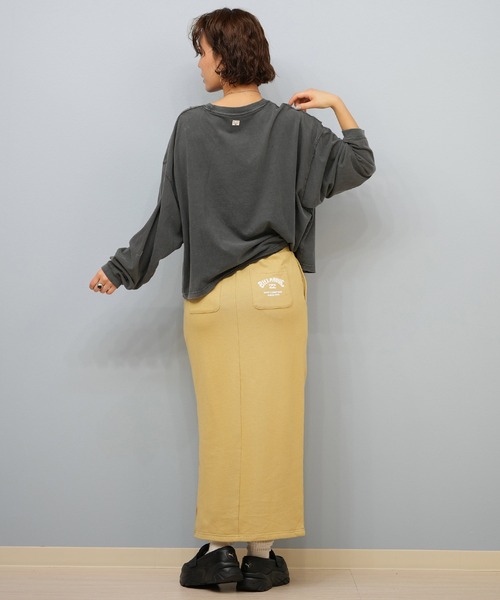 BILLABONG（ビラボン）の「【ムラサキスポーツ限定】BILLABONG/ビラボン スカート スウェット スリットデザイン BF014-U07（スカート・レディース・ブラック/マスタード・L/M）」の16枚目の写真