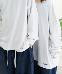 bashful base Oriental（バッシュフルベースオリエンタル）の「【bbO】バックロゴボリュームロンT（Tシャツ/カットソー）」